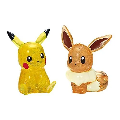 Pokémon 3D Cristal Puzzle Pikachu a Eevee 48 dílků