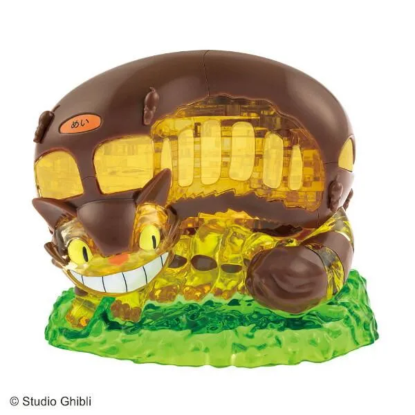 Studio Ghibli 3D Cristal Puzzle Ghibli Můj soused Totoro Kočičí Bus 61 dílků