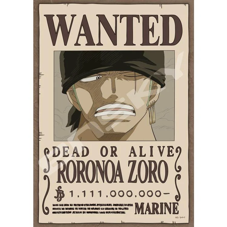Puzzle Swordmaster „Pirate Hunter“ Zoro One Piece – 208 dílků