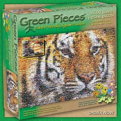 Tiger in Your Tank Green Jigsaw Puzzle