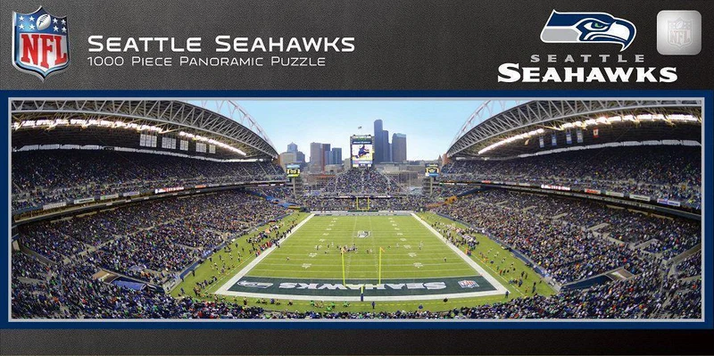 Seattle Seahawks 1,000 Piece Panoramic Puzzle