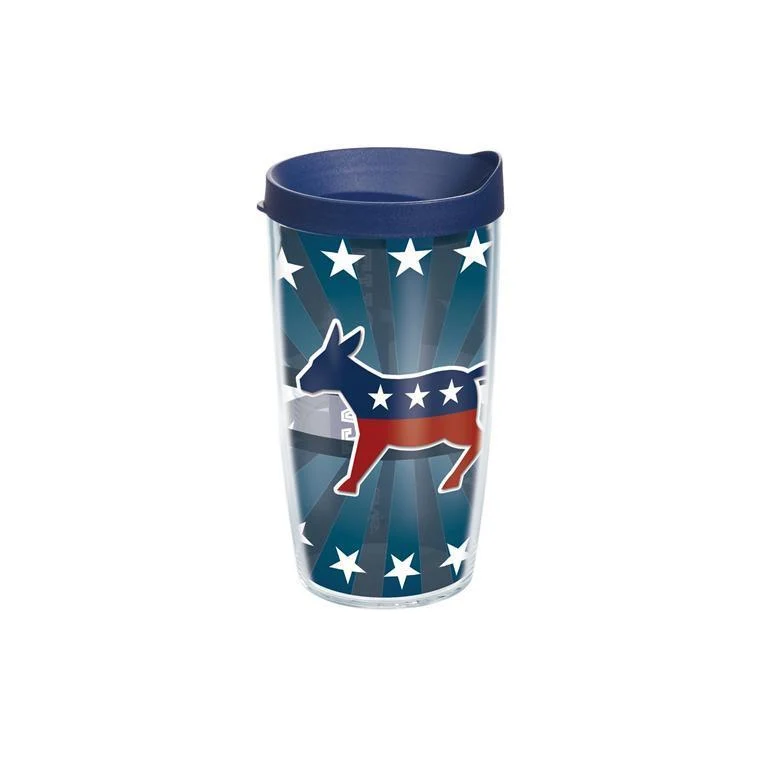 Democrat Donkey 16 oz. Tervis Tumbler with Lid - (Set of 2)