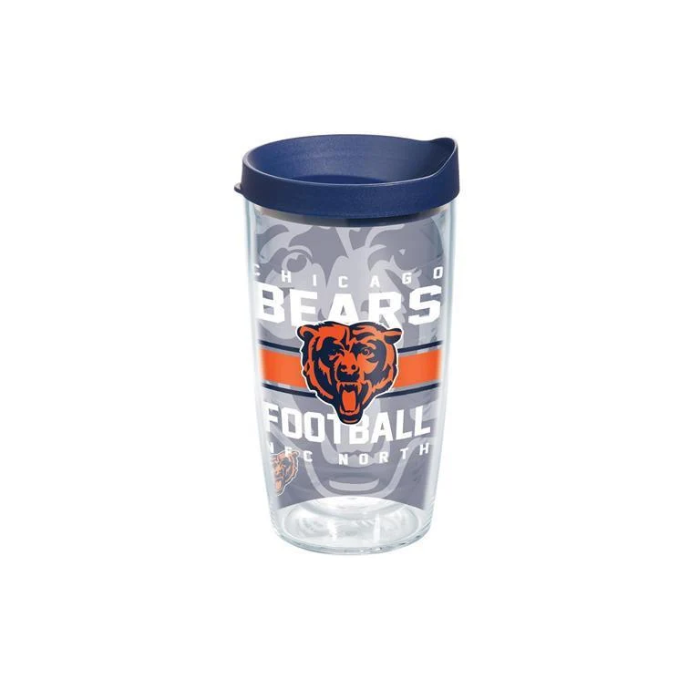 Chicago Bears Gridiron 16 oz. Tervis Tumbler with Lid - (Set of 2)