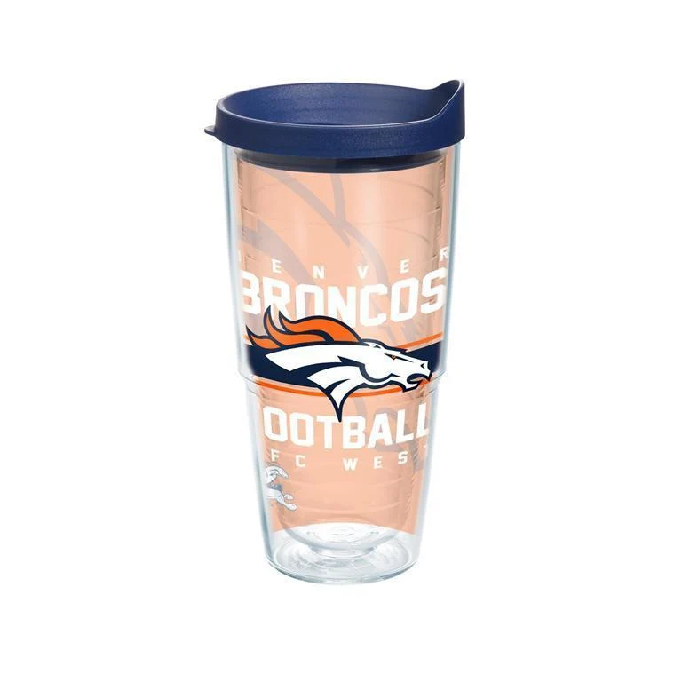 Denver Broncos Gridiron 24 oz. Tervis Tumbler with Lid - (Set of 2)