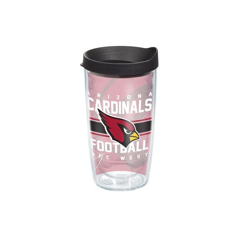 Arizona Cardinals Gridiron 16 oz. Tervis Tumbler with Lid - (Set of 2)
