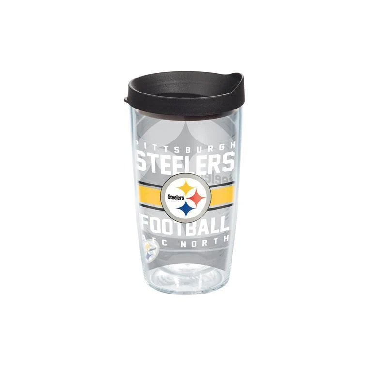 Pittsburgh Steelers Gridiron 16 oz. Tervis Tumbler with Lid - (Set of 2)