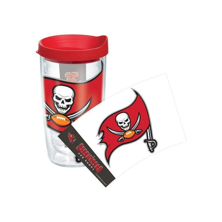 Tampa Bay Buccaneers Colossal 16 oz. Tervis Tumbler with Lid - (Set of 2)