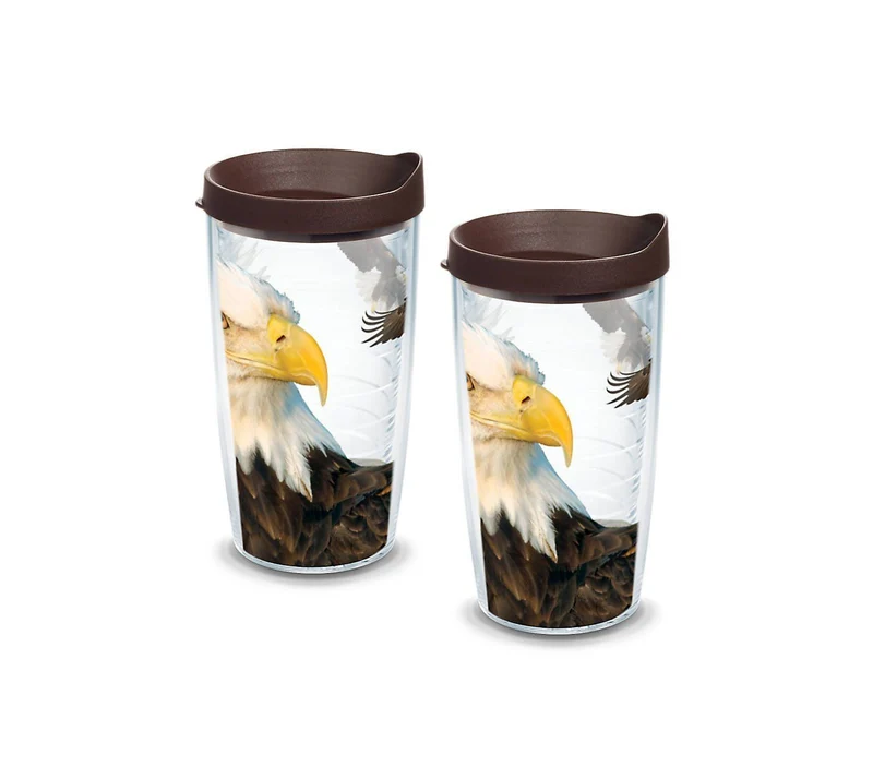 Eagle 16 oz. Tervis Tumbler with Lid - (Set of 2)