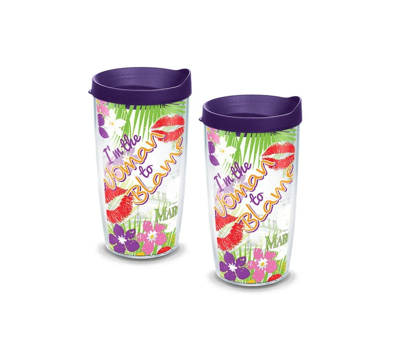 Woman to Blame 16 oz. Tervis Tumbler with Lid - (Set of 2)