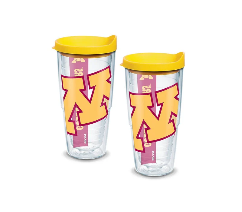 University of Minnesota Colossal 24 oz. Tervis Tumbler with Lid - (Set of 2)