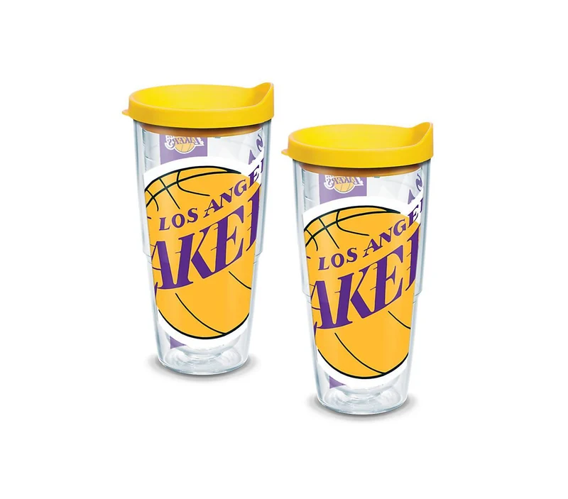 Los Angeles Lakers Colossal 24 oz. Tervis Tumbler with Lid - (Set of 2)