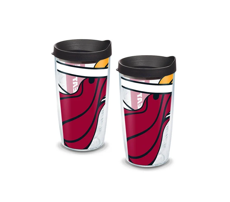 Miami Heat Colossal 16 oz. Tervis Tumbler with Lid - (Set of 2)