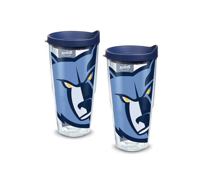 Memphis Grizzlies Colossal 24 oz. Tervis Tumbler with Lid - (Set of 2)