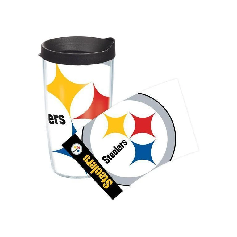 Pittsburgh Steelers Colossal 16 oz. Tervis Tumbler with Lid - (Set of 2)