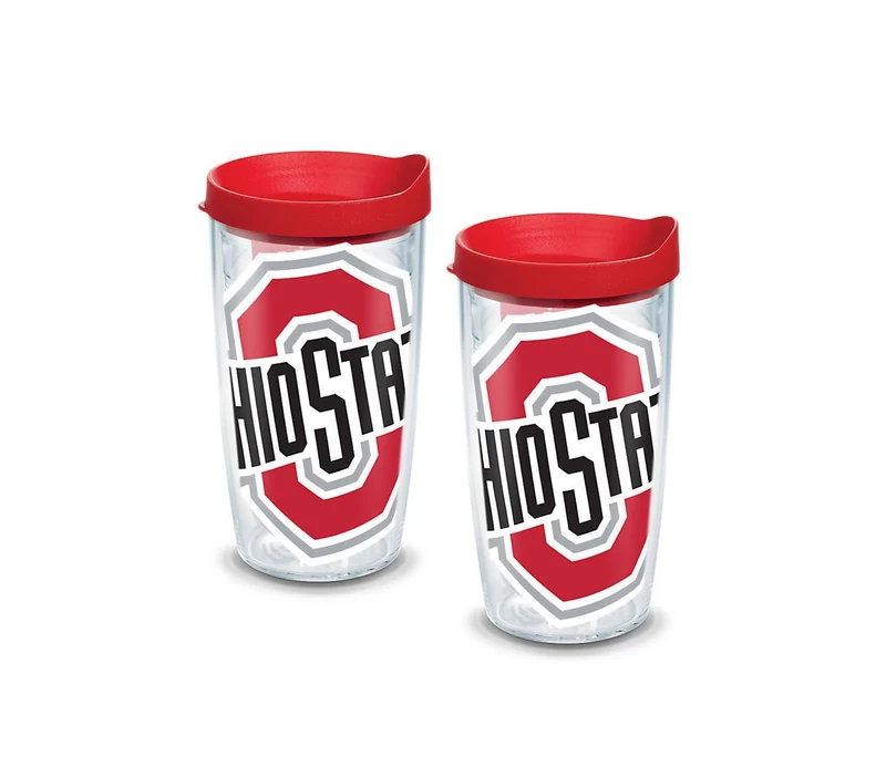 Ohio State University Colossal 16 oz. Tervis Tumbler with Lid - (Set of 2)