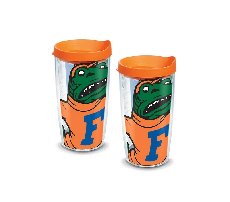 University of Florida Colossal 16 oz. Tervis Tumbler with Lid - (Set of 2)