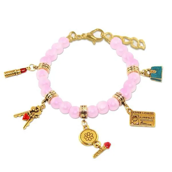 Teen Girl Charm Bracelet in Gold