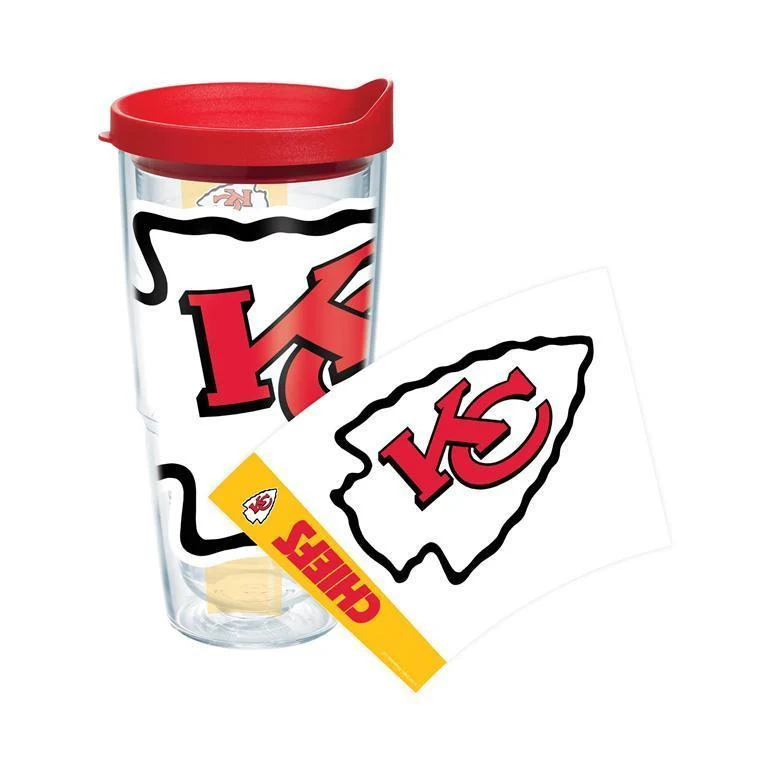 Kansas City Chiefs Colossal 24 oz. Tervis Tumbler with Lid - (Set of 2)