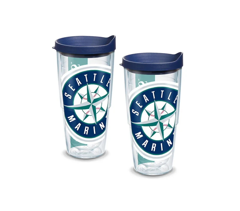 Seattle Mariners Colossal 24 oz. Tervis Tumbler with Lid - (Set of 2)