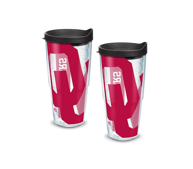 University of Oklahoma Colossal 24 oz. Tervis Tumbler with Lid - (Set of 2)