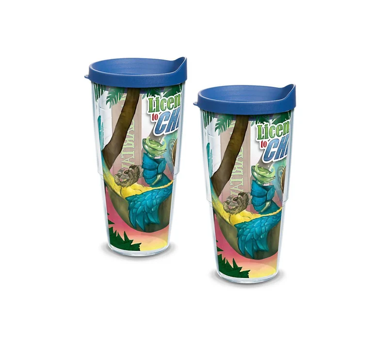 License to Chill 24 oz. Tervis Tumbler with Lid - (Set of 2)