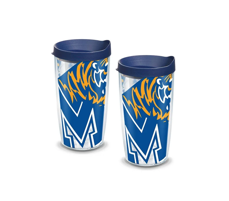 University of Memphis Colossal 16 oz. Tervis Tumbler with Lid - (Set of 2)