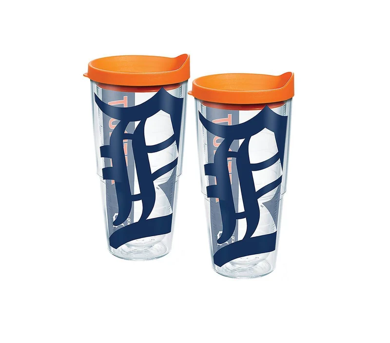 Detroit Tigers Colossal 24 oz. Tervis Tumbler with Lid - (Set of 2)