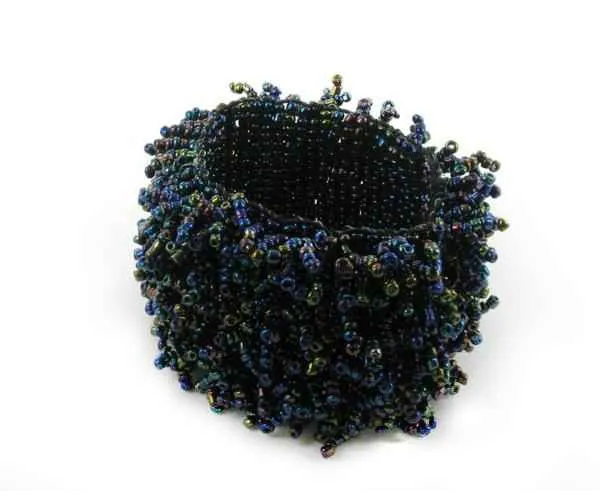 Stretchy Beaded Urchin Bracelet