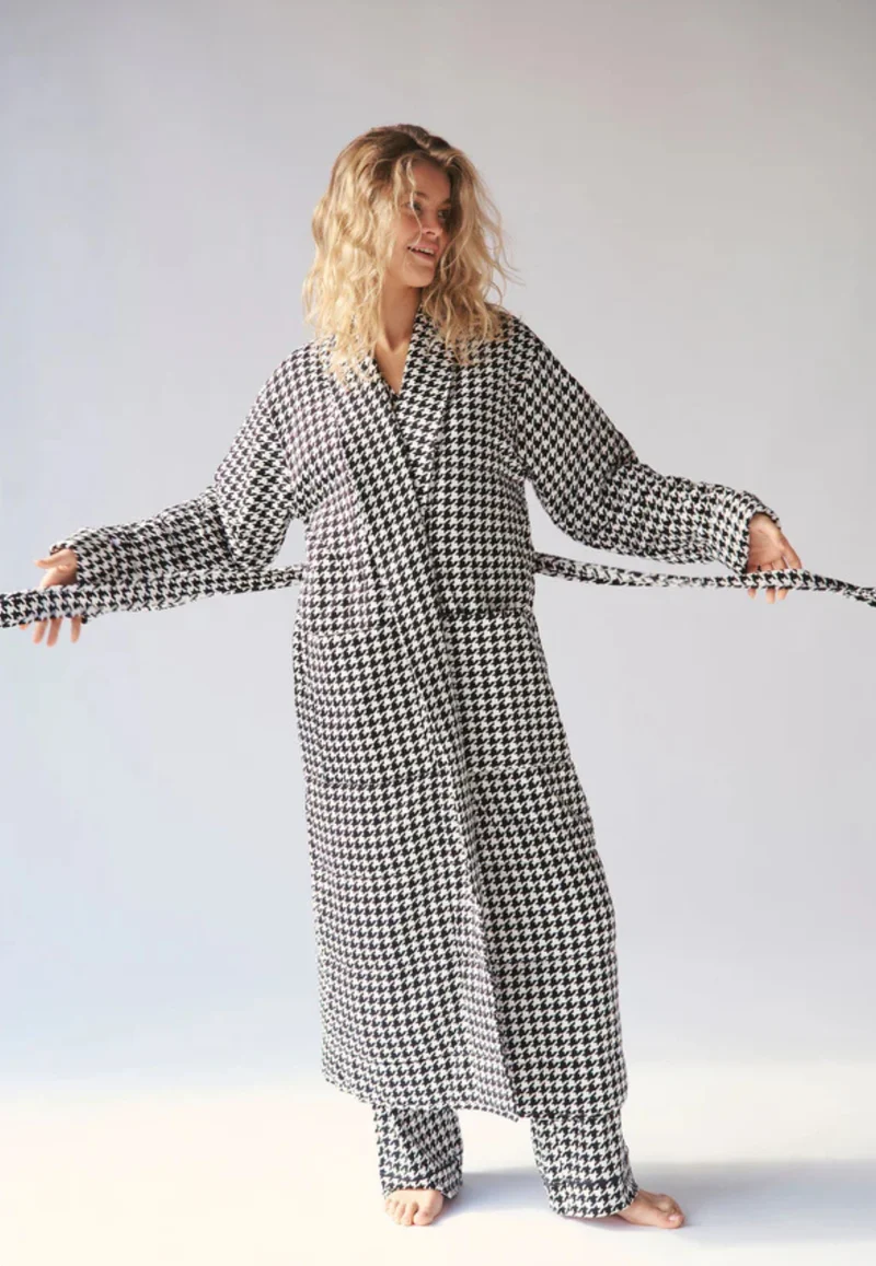 Luxurious Quilted Bamboo Robe by Bambi and Birdie