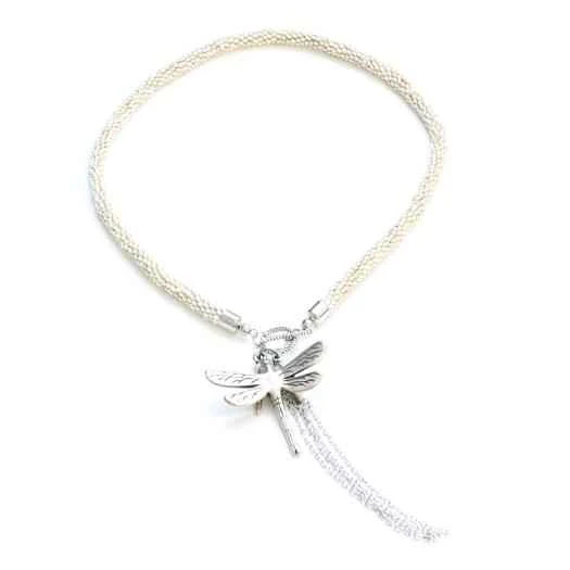 Short Dragonfly Necklace