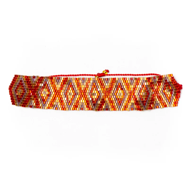Beaded Aztec Style Bracelet
