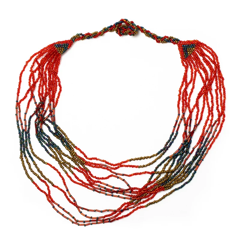 Multi Strand Beaded Necklace