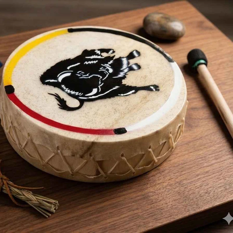 Buffalo 8” Hand Drum