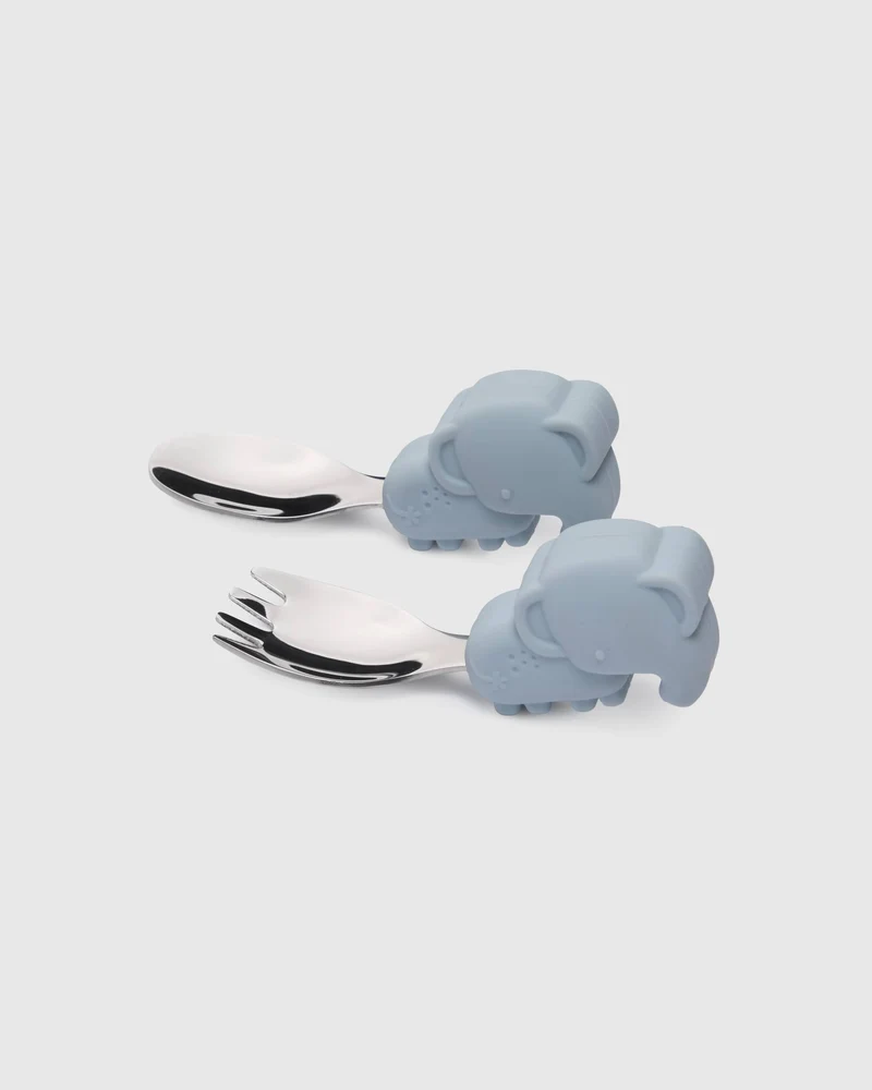 Baby Utensils Set - Eddie Elephant