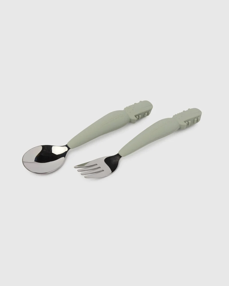 Kids Utensils Set - Aly Alligator