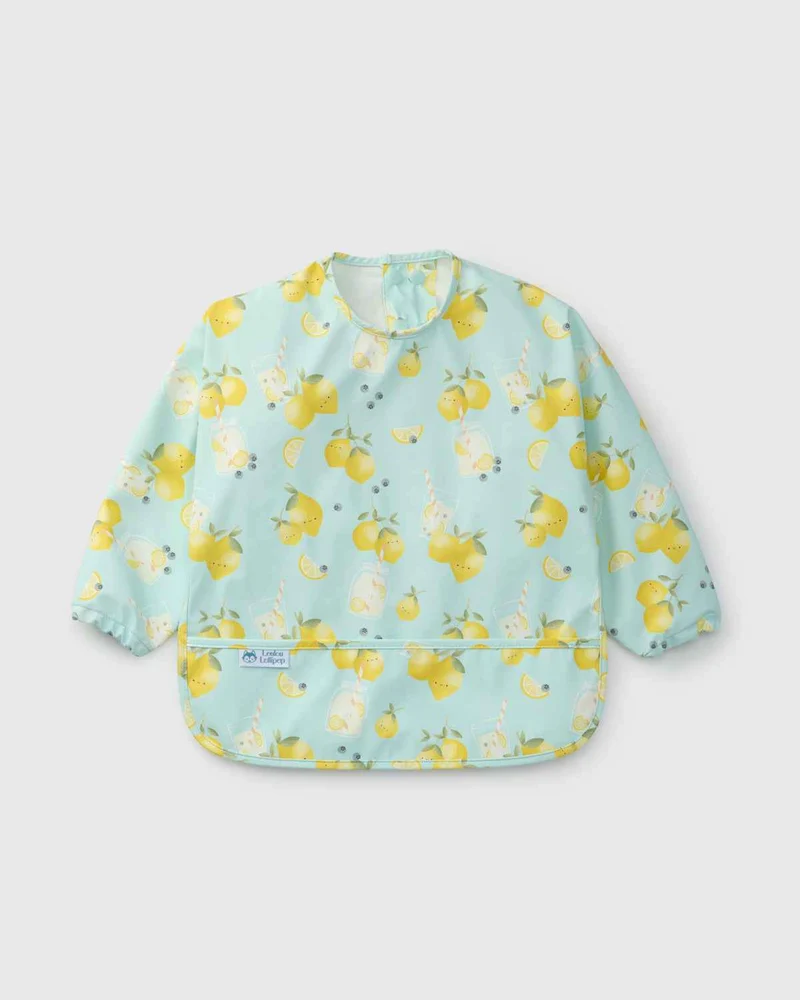 Long Sleeve Bib - Lemon Squeezy
