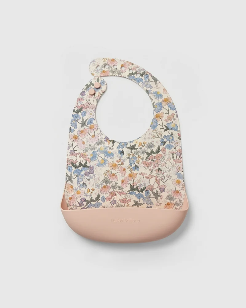Silicone Bib Printed - English Garden