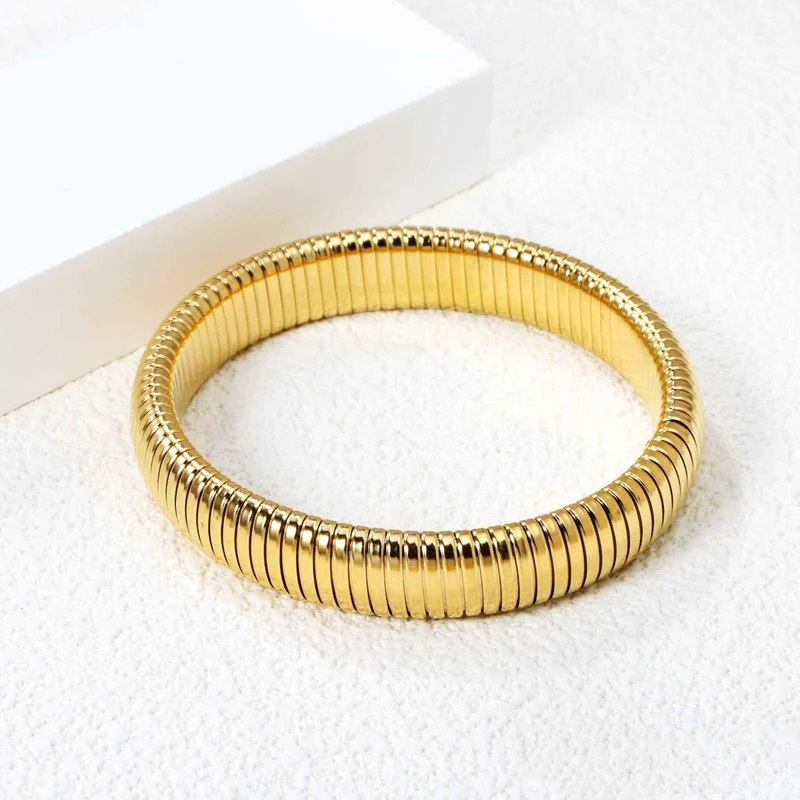 Gilded Grace Stretch Bangle