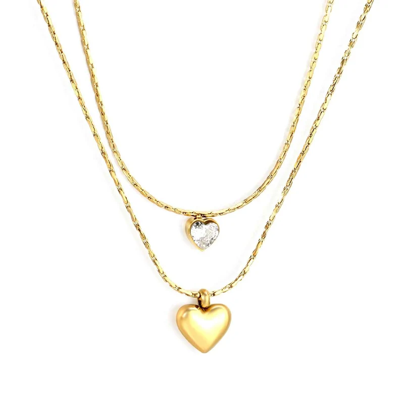 Heartfelt Layered Chain Necklace