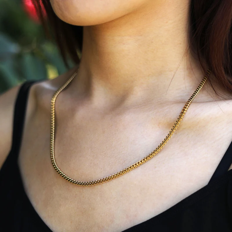 CAMI Gold: Cuban Link Chain Necklace