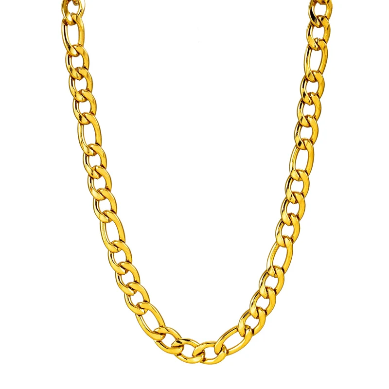 Style SUTTON: Cuban-Link Statement Chain Necklace in Gold